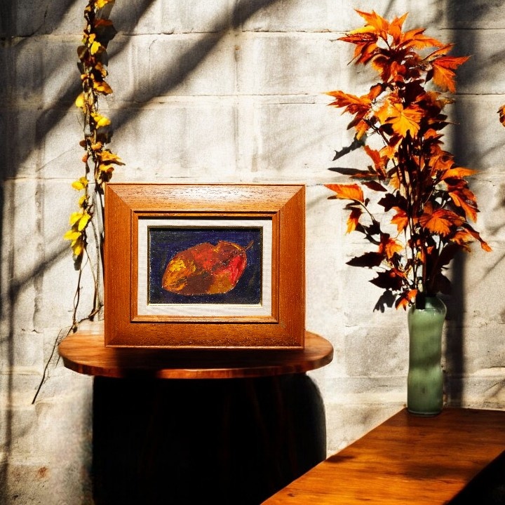 象徵主義 手繪油畫 秋韻  