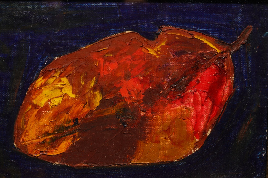 象徵主義 手繪油畫 秋韻  