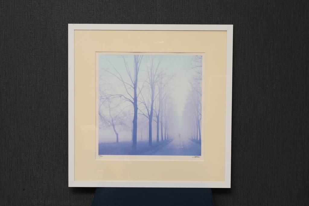 東京名家 志村博 限量簽名版畫 北國森林  