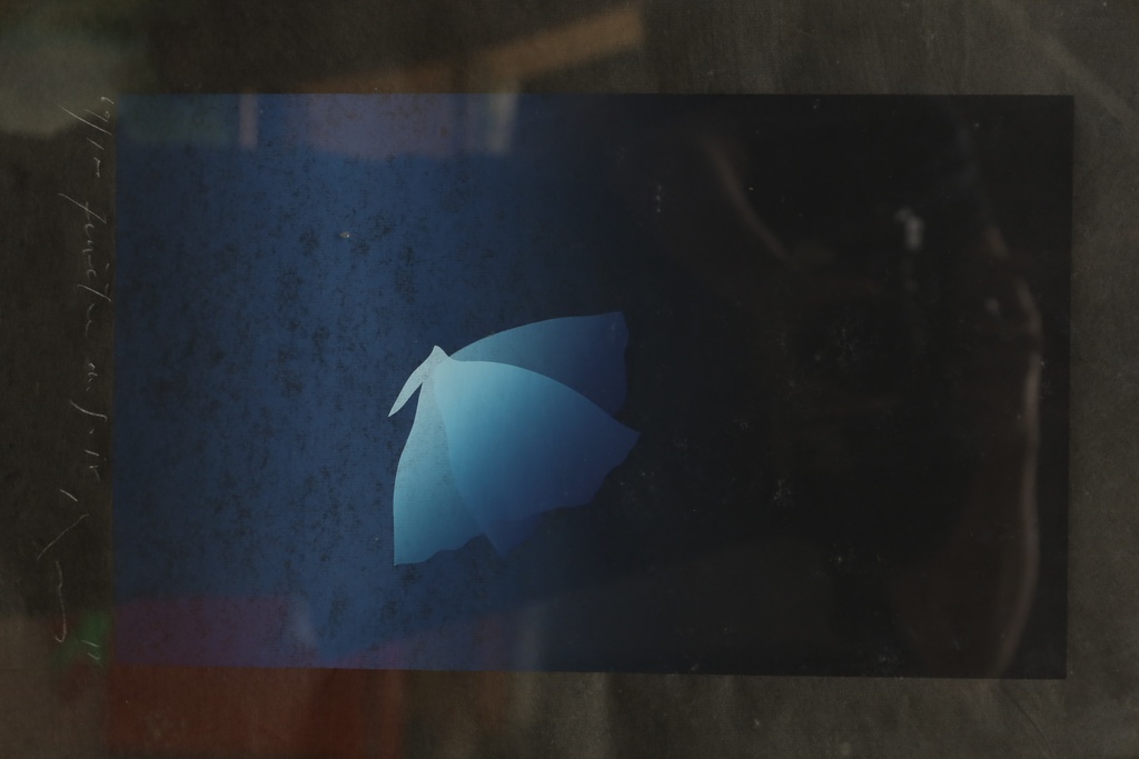 巴黎近代美術館收藏名家 井上公三 限量簽名絲網印刷 傍晚的窗戶  