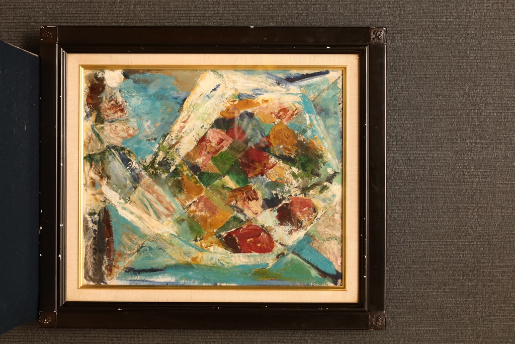 二紀会 結田信 手繪油畫 色彩交響曲  