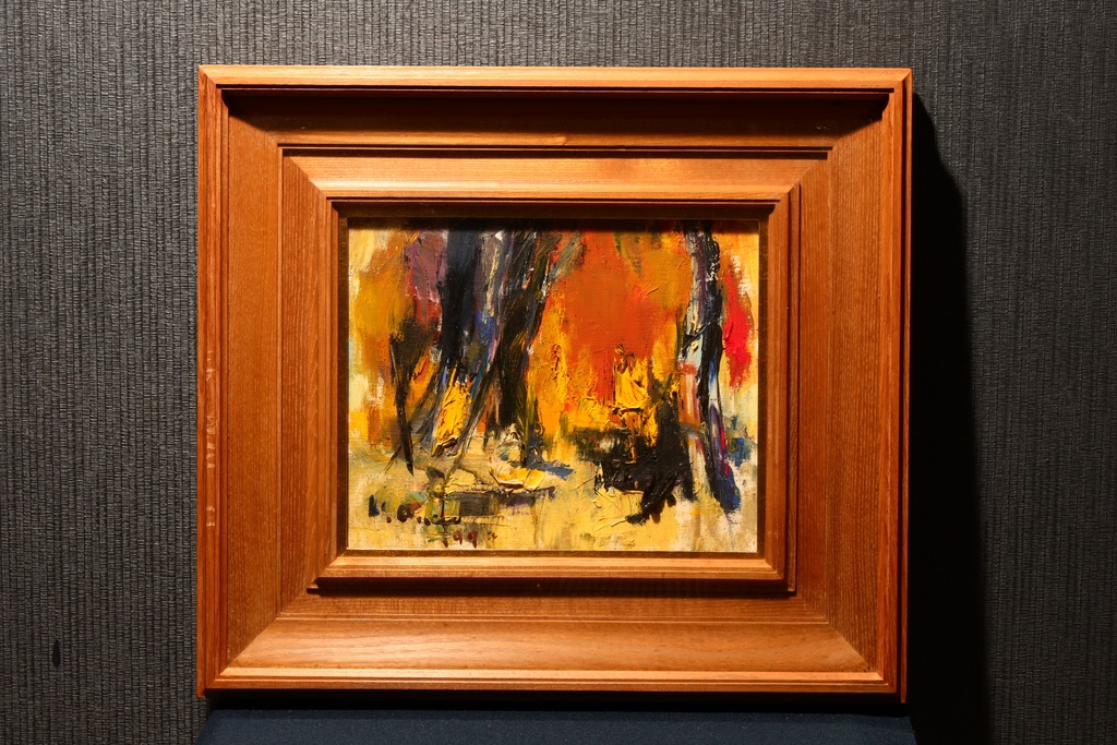 手繪油畫 烈焰之舞  